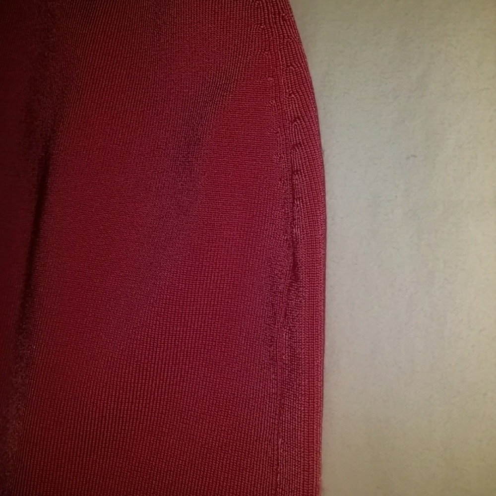 Pink Fitted BeBe Mini Dress - Picture 5 of 6